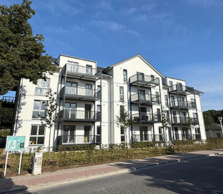 Neubau Bernsteinquatier in Loddin/OT Kölpinsee · 6.000 m² Spachtel-, Tapezier- und Malerarbeiten