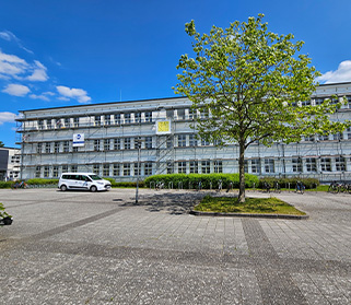 Objekt: Hochschule Stralsund Haus 4, Zur Schwedenschanze 15 in Stralsund · 500 m² Fassadensanierung